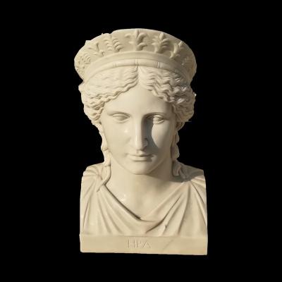 China Good EUROPEAN Greek Mythology Marble Bust White Marble Carving Statue for sale