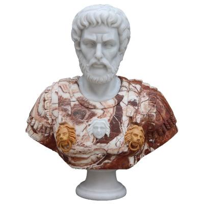 China EUROPEAN Famous Roman Old Man Marble Bust for sale