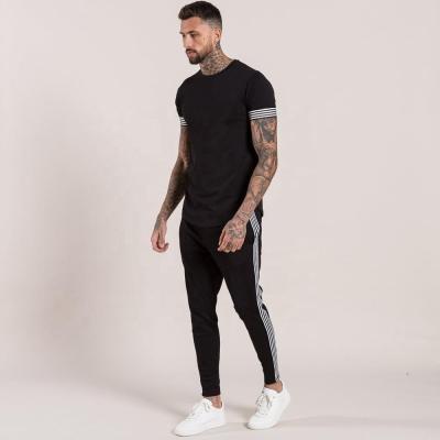 China Top Selling Anti-Shrink Custom Quick Dry Men's T-Shirt And Wholesale Sports Running Men's Joggers Set for sale