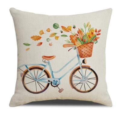 China Hotel Pumpkin Thanksgiving Cottage Upholstery Pillows With Linen Cushions for sale