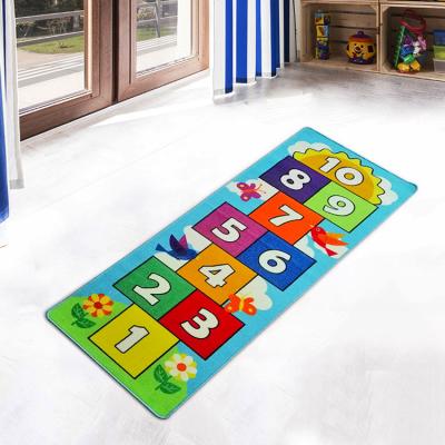 China Toy Colorful Soft Number Game Mat Best Kids Rugs for Playroom and Kid's Bedroom for sale