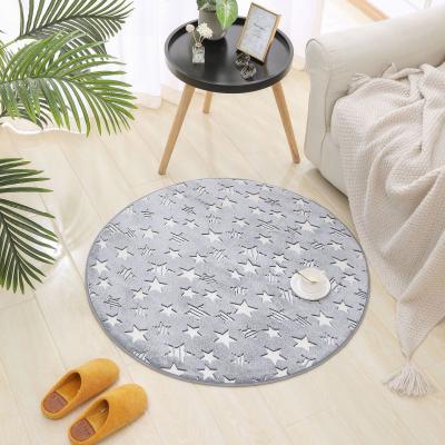 China Sustainable Glowing In Dark Floor Cover Carpet For Kids Living Room Cheap Custom Size for sale