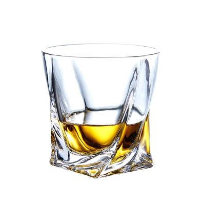 China 400ml Party Whiskey Cup Spirit Glass Bar Wine Glass Lead Free Creative Crystal Personality Glass Heat Resistant High Grade Glass for sale