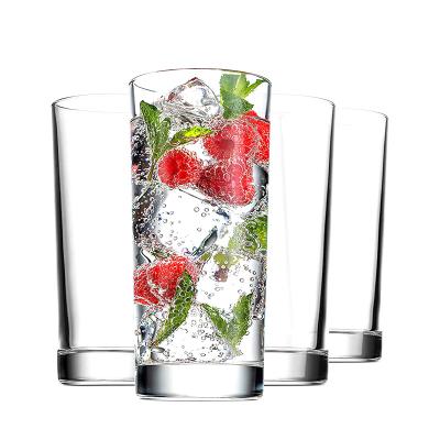 China Wholesale Heat Resistant Juice Beer Cocktail Soda Ice Straight Glass Mug 230ml Transparent Color Ready To Ship Durable Cocktail Glass Mug Gift for sale