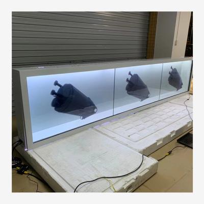 China New Performance LCD Panel Commercial Advertising Display Indoor Virtual Touch Screen Transparent LCD Screen for sale