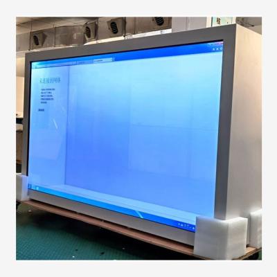 China indoor holographic transparent lcd screen window showcase touch screen 3d outdoor waterproof transparent screen for sale