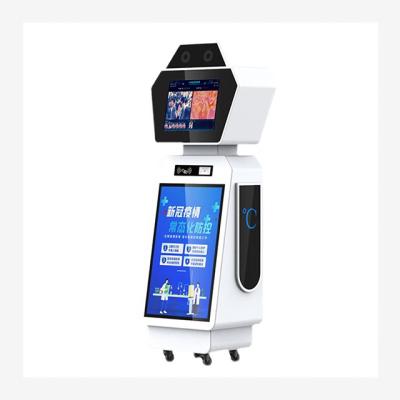 China Access Control Indoor Intelligent Face Recognition Attendance Automatic Punch Temperature Measurement Robot for sale