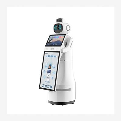 China Indoor Intelligent Automatic Remote Automatic Temperature Robot Face Recognition Temperature Measurement for sale