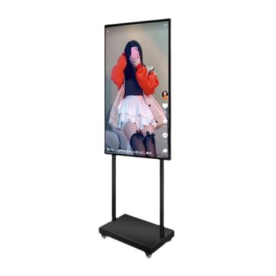 China Indoor Vertical Computer Monitor Large Touch Screen Projection Screen Wireless Live Broadcast Machine for sale