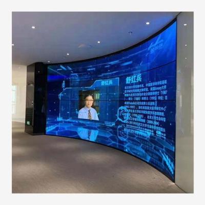 China 55 Inch 4K Indoor Flexible Touch Commercial Smart Luminescent Double-Sided Lcd Display OLED Display Screen Indoor Flexible Screen for sale