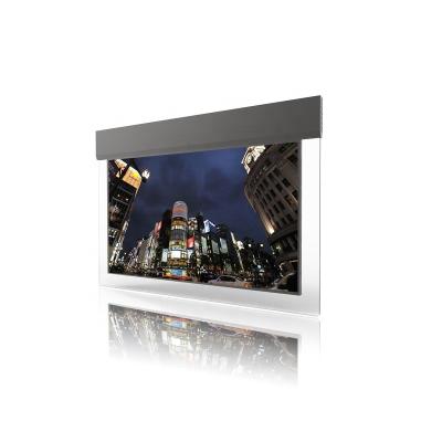 China HD4KWifi indoor hanging double sided screen lcd double screen ceiling store display window display for sale