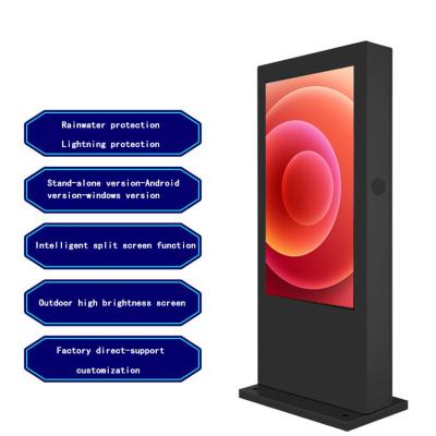 Китай Outdoor Bright Vision HD Highlight 4K Outdoor TV Advertising Display Waterproof Android Digital Signage продается