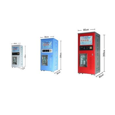 China Hotels 600 Gpd Commercial Floor Standing Coin Operated Water Dispenser With Ozone Sterilization for sale