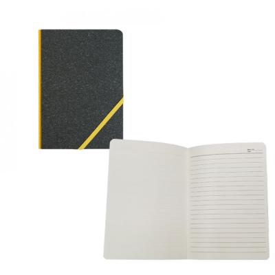 China Printed FSC Glue Binding Hardcover Notebook Eco Friendly Paper With Colorful Spine And Elastic Band for sale