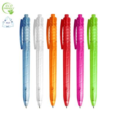 China Promotional Eco Friendly Pen Recycled Bottle Material RPET Ballpoint Pen for sale