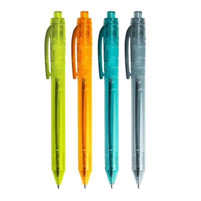 China Promotional Pen Competitive Price Environmentally Friendly PET Plastic Water Bottle Recycled To Retractable Ball Pen for sale