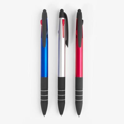 China Blue Black Red Ball Pen With Touch Screen Stylus Pen Promotion Gift 3 Colors Ink for sale