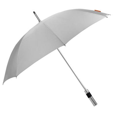 China Environmental Friendly Recycled Aluminum Pongee PET 24 Inch 8 Ribs Umbrella Stick Manual Open for sale