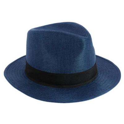 China Fashionable Unisex Polyester Fedora Hat One Size Fits 59cm Circumference 2.5 Inch 6cm Brim For Outdoor Sunrise Sunset for sale