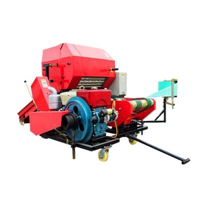 China Silage baler the latest silage baler, mini round silage packer, diesel engine version for sale