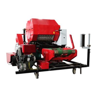 China Adsurgens Silage Good Performance Diesel Engine Mini Baler For Sale Round Silage Packing Machine for sale