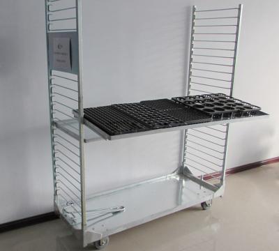 China Storage Nursery Flower Cart/Flower Trolley.Display Cart.Plants display trollley/Danish flower cart for sale