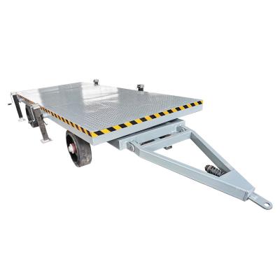 China Wholesale Hand Truck Storage Platform Dolly Moving Push Heavy Duty Rolling Flatbed Cart with 4 Wheels for sale