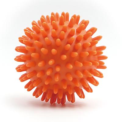 China Comfortable Cheap Non-Toxic Eco-friendly Soft And Hard Cloth Deep Foot And Body Roller PVC Spike Massage Ball for sale