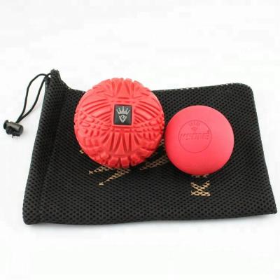 China High Density Guasha Comfortable TPR Logo Large Textured Massage Ball Custom Made for sale