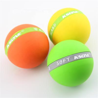 China 2021 New Body Design Colorful Logo Lacrosse Ball 7cm Massage Ball Custom Lacrosse Ergonomic Fitness Training for sale