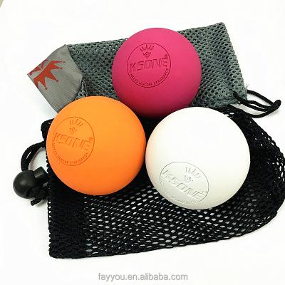 China Massage Natural Rubber Massage Lacrosse Ball Myofascial Release Ball for sale