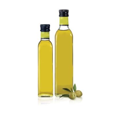 China 300ml 500ml Frying Oil Olive Oil Glass Bottle Transparent Glass Bottle for sale