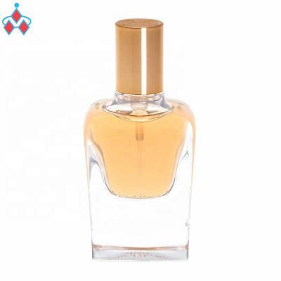 China PERFUME 50ml Perfume Glass Bottle Thick Bottom Square Glass Bottle for sale