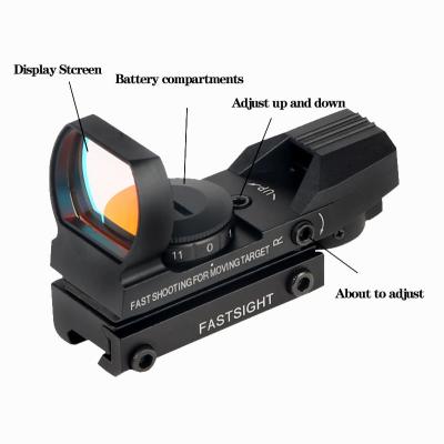 China Long Service Life And Wholesale Quality Red Dot Sight Wear Resistance Tactical Holographic Optics Scope Red Dot Sight for sale