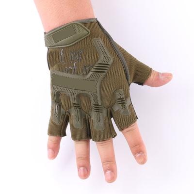 China Eco-friendly Ventilation Men's And Women's Half Shading Outdoor Exercise Fitness Finger Retraining Gloves for sale