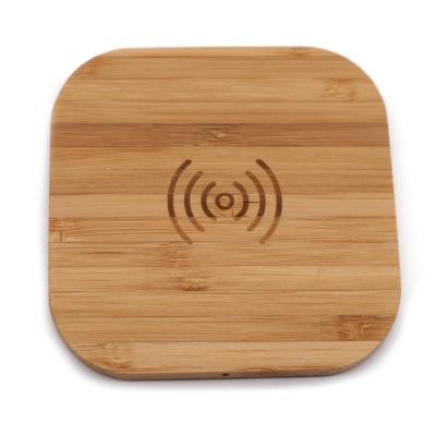 China Top selling mobile phone products 2021wood wireless charger bamboo wireless charger wood for sale