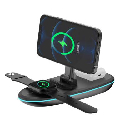 China Tablet wireless charger for table 4in1 wireless charger foldable wireless charger for sale