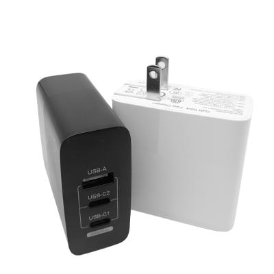 China Wholesale Mobile Phone Manufacturer Fast Charging 65W 3 gan 65w GaN Charger Ports Fast Wall Charger for sale