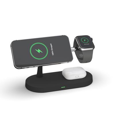 China Smart Watch Desktop Wireless Charger 4 In 1 Wireless Charger 3 In One 3 In 1 Wireless Charger for sale