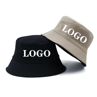 China Sun Shading Designer Luxury Plain Bulk Logo Bucket Hat Decoration Private Label Adult Unisex Cotton Customized Large for sale