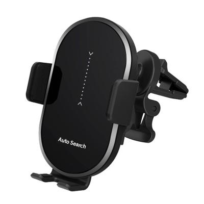 China Mobile Phone Car 15W Fast Magnetic Mount Automatic Fastening Wireless Charger For iPhone 12 Pro Max Magnetic Wireless Car Phone Holder for sale