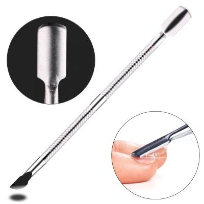 China High Quality Double-finished Dead Stainless Steel Skin Remover Nail Cuticle Supplier Manicure Tool for sale