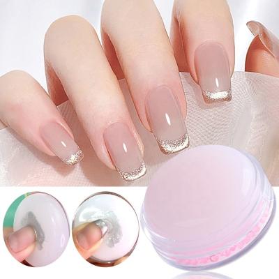 China Easy Apply Hot New Style Clear Silicone Stamping Tool Jelly Nail Art Stamper for sale