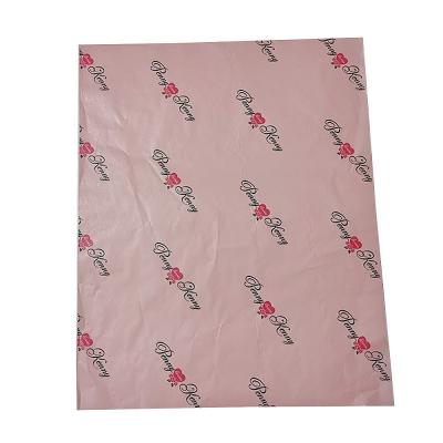 China Hot Selling Moisture Proof Custom Printed Logo 17 Gsm Moisture Proof Packaging Tissue Kraft Paper for sale