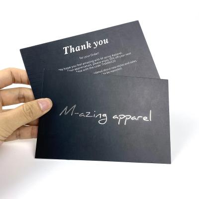 China Business Bearing Professional Custom Luxury Hot Silver Foil Stamp Wedding Invitation Greeting Card Thank You Note Cards for sale