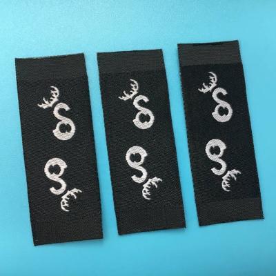 China Logo Luxury Private Clothing Labels High Quality Washable Custom Label Woven Damask Label for sale