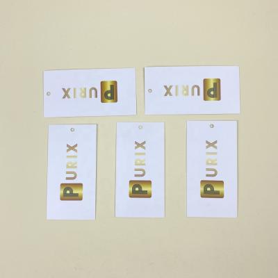 China High Quality Viable Custom Shirt Hang Tags For Clothes Logo Matte Recycled Paper Tag Clothing for sale