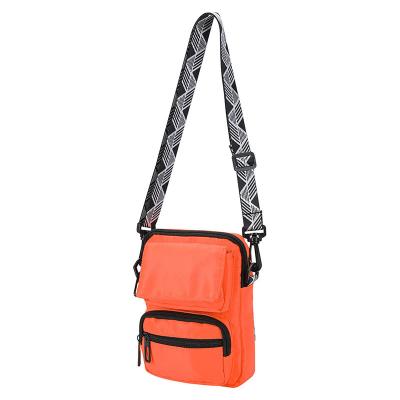 China Lady Nylon Unisex Custom logo Outdoor Single Shoulder Bags Cross Body Sling Messenger Bags for Women for sale