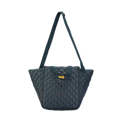 China Fashion Simple quilted design custom logo lunch bag insulated keep fresh lunch box bag for sale