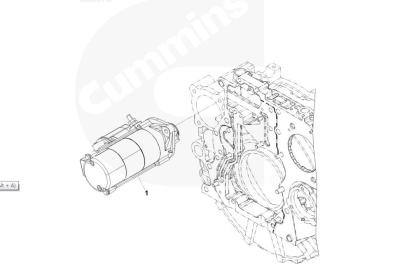 Cina parti di Cummins Engine del motore di avviamento del motore 24V in vendita